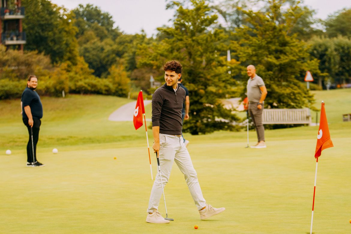 Lars Weijers op de golfbaan